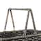 Hello Honey® 16" Bangkuan & Rattan Black Stair Basket with Handle
